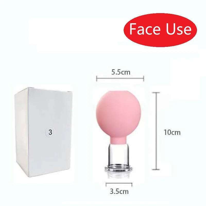 Revitalize Your Skin with the Slimming Face Sucker Suction Cup Vacuum Cupping Jar - The Ultimate Cellulite Massager for a Beautiful, Youthful Glow!
