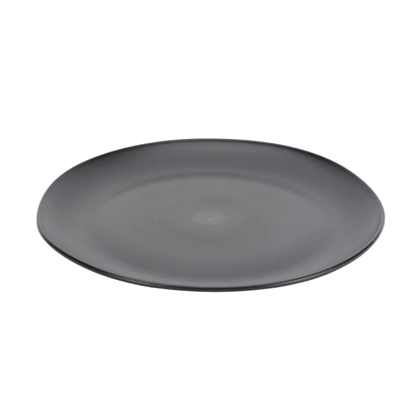 Black 12-Piece Eco-Friendly Recycled Plastic Dinnerware Set