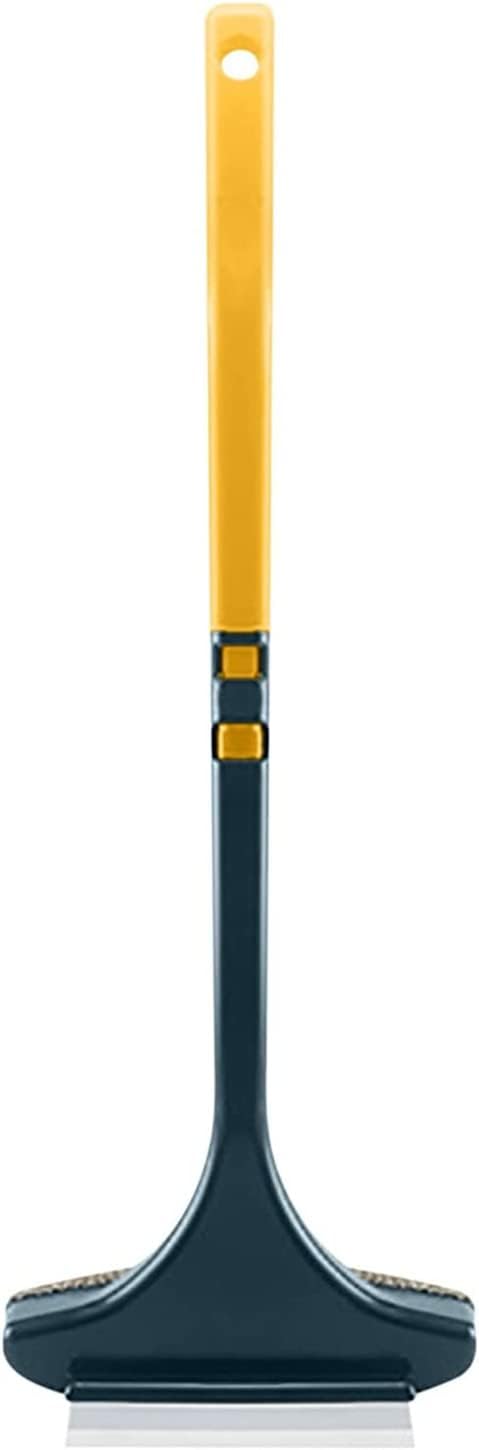Revolutionary 2-in-1 Extendable Window Cleaning Brush for Effortless Wet and Dry Cleaning in Vibrant Green and Yellow