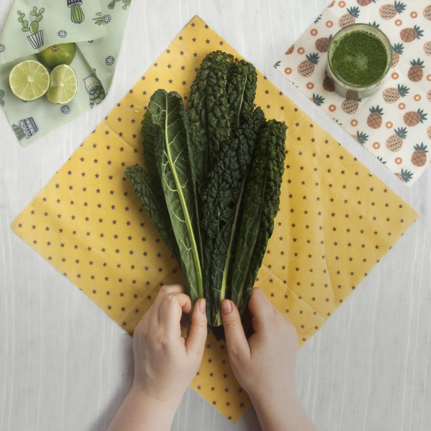 Co. Beeswax Food Wraps Set of 7 – Reusable, Zero Waste