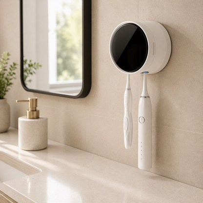 Wall Mounted Toothbrush & Razor Holder