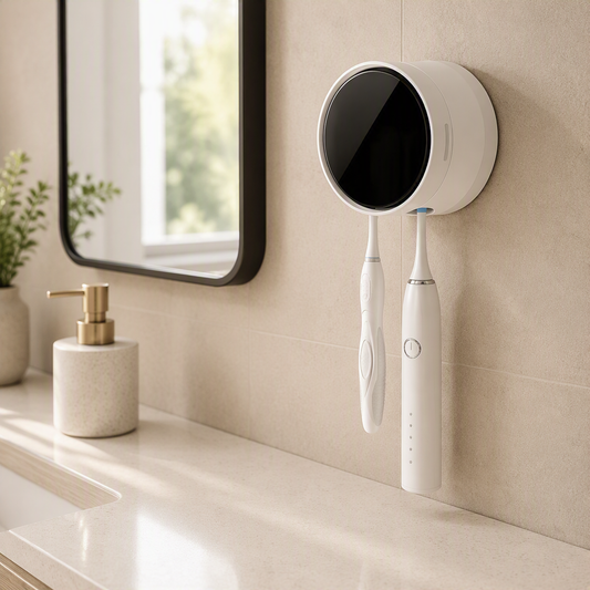 Wall Mounted Toothbrush & Razor Holder