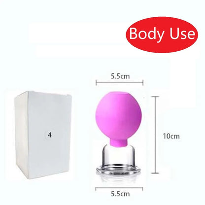 Revitalize Your Skin with the Slimming Face Sucker Suction Cup Vacuum Cupping Jar - The Ultimate Cellulite Massager for a Beautiful, Youthful Glow!