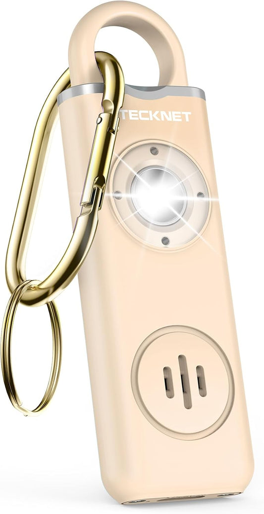 Empower Your Safety: Rechargeable 130dB Personal Alarm for Women with SOS Light and Low Battery Alert
