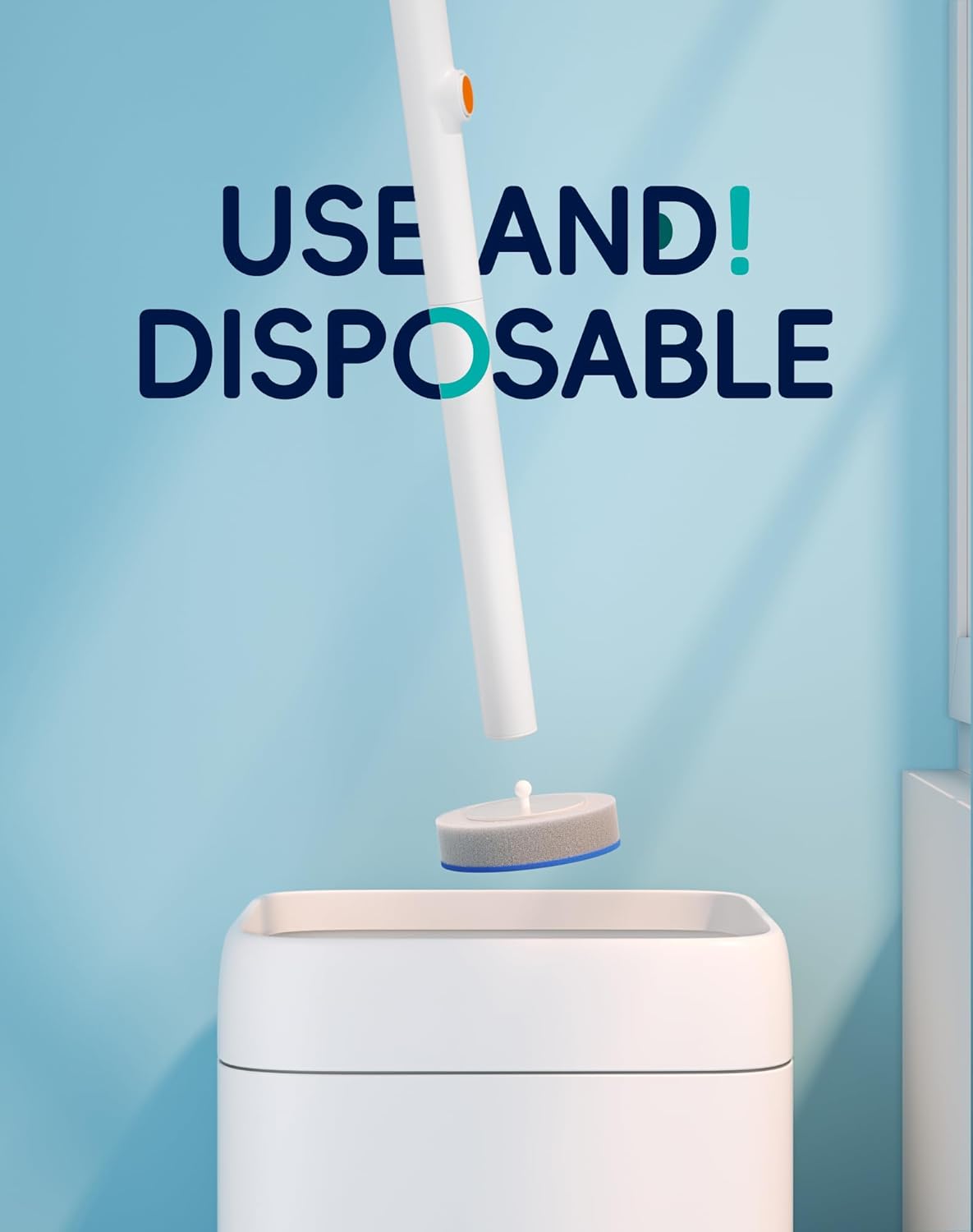 Transform Your Bathroom Cleaning Routine with Our Professional Disposable Toilet Cleaning System - Complete Kit with 36 Powerful Refills and Space-Saving Wall-Mounted Holder