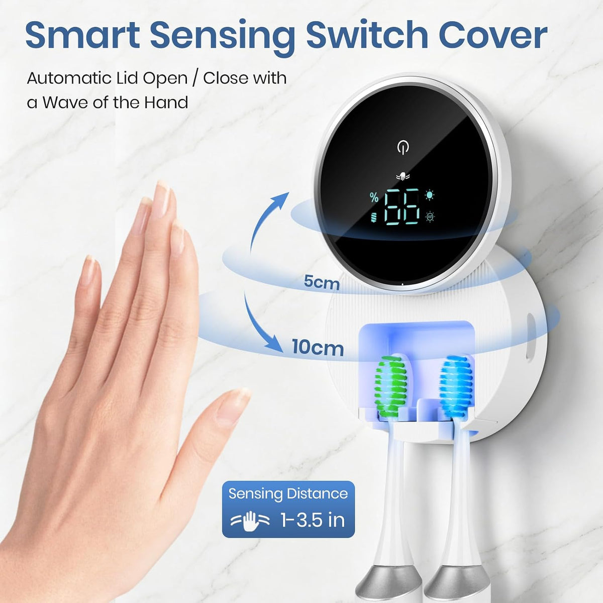 Revolutionary Wall-Mounted Toothbrush and Razor Holder - Perfect for Home and Travel Convenience
