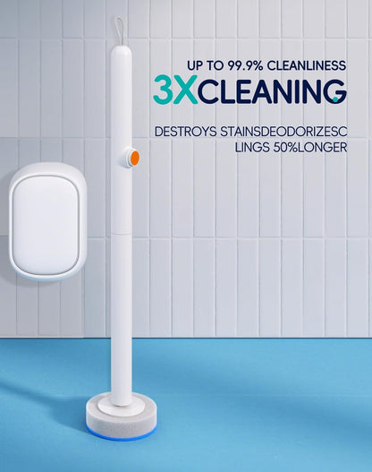 Transform Your Bathroom Cleaning Routine with Our Professional Disposable Toilet Cleaning System - Complete Kit with 36 Powerful Refills and Space-Saving Wall-Mounted Holder