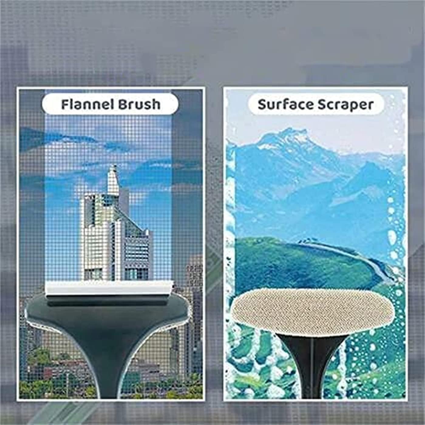 Revolutionary 2-in-1 Extendable Window Cleaning Brush for Effortless Wet and Dry Cleaning in Vibrant Green and Yellow