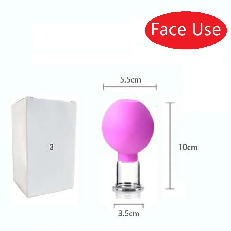 Revitalize Your Skin with the Slimming Face Sucker Suction Cup Vacuum Cupping Jar - The Ultimate Cellulite Massager for a Beautiful, Youthful Glow!