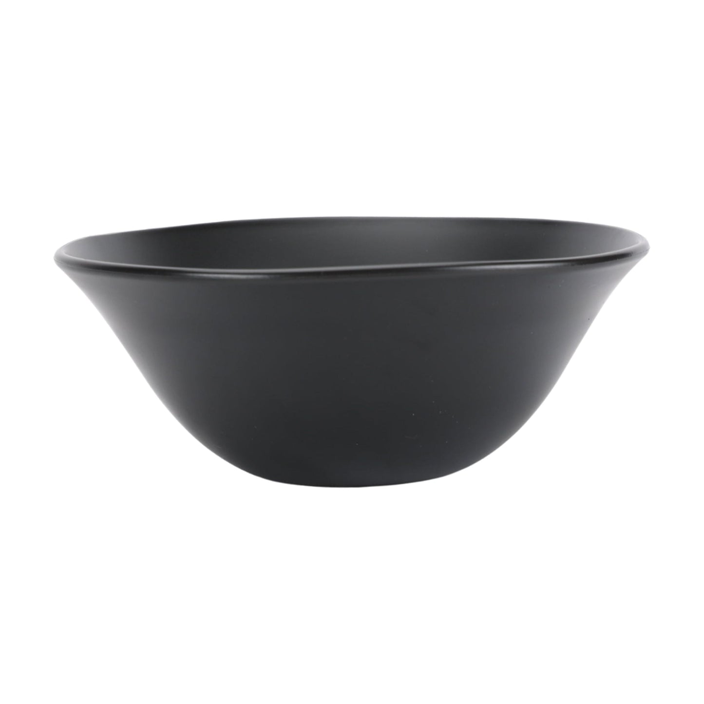 Black 12-Piece Eco-Friendly Recycled Plastic Dinnerware Set