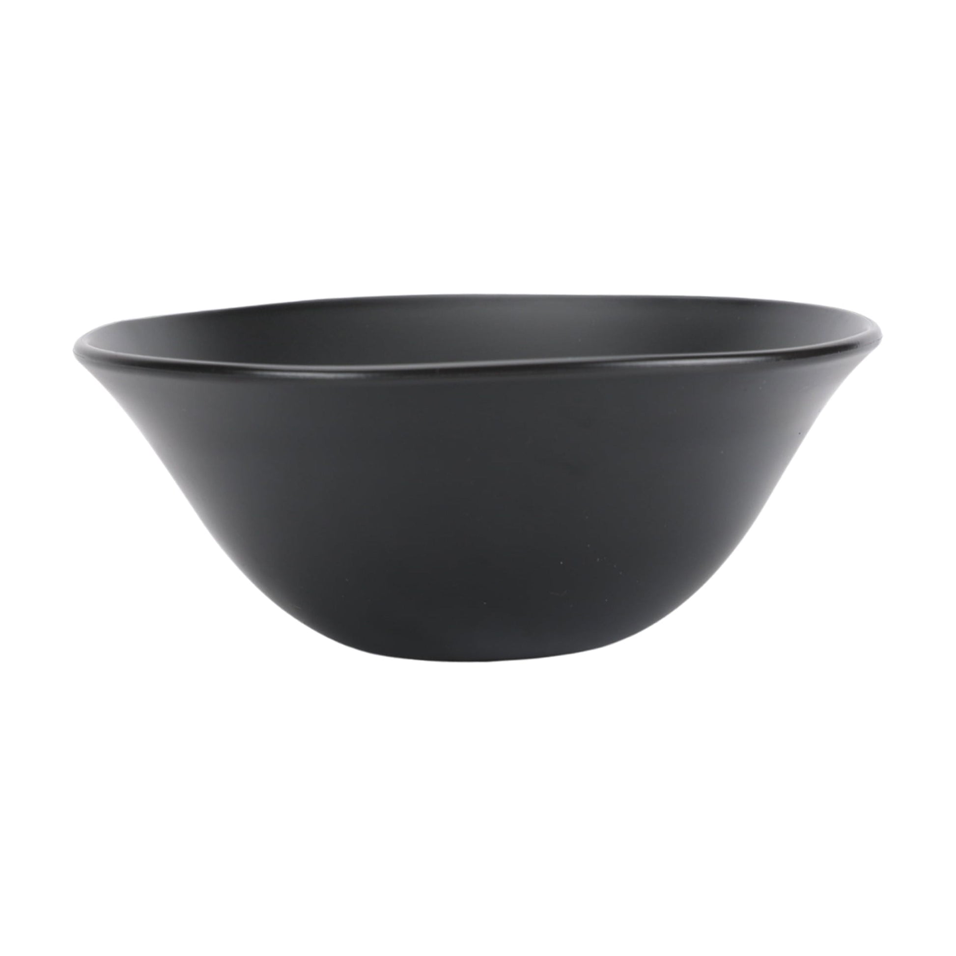 Black 12-Piece Eco-Friendly Recycled Plastic Dinnerware Set