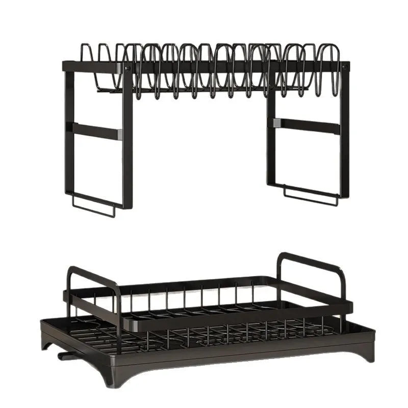 2-Tier Countertop Dish Drying Rack