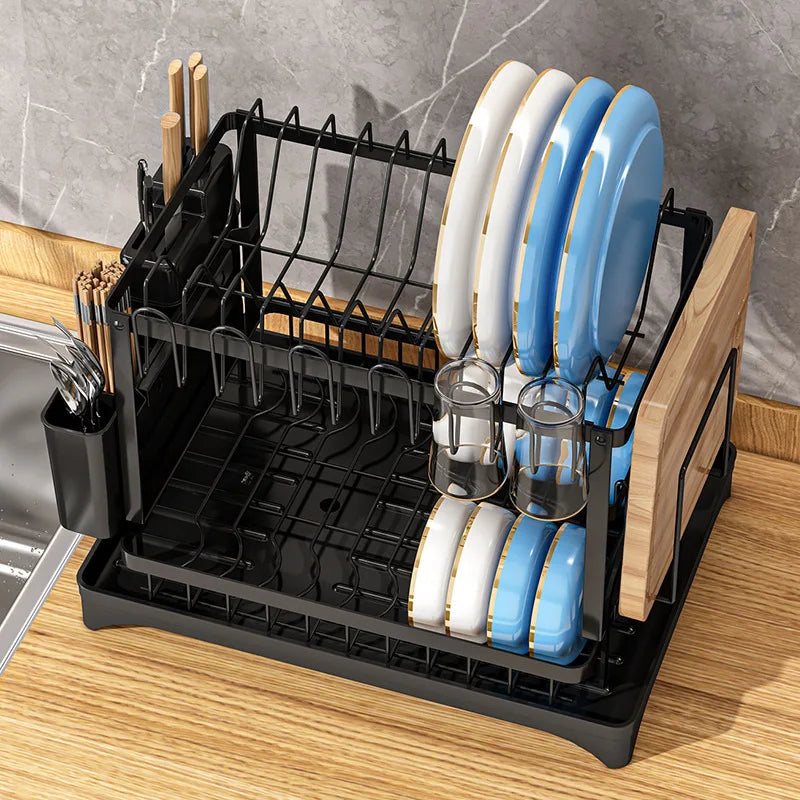 2-Tier Countertop Dish Drying Rack