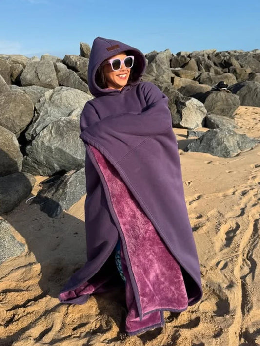 CozyCloud Hoodie Blanket — Oversized Wearable Warmth