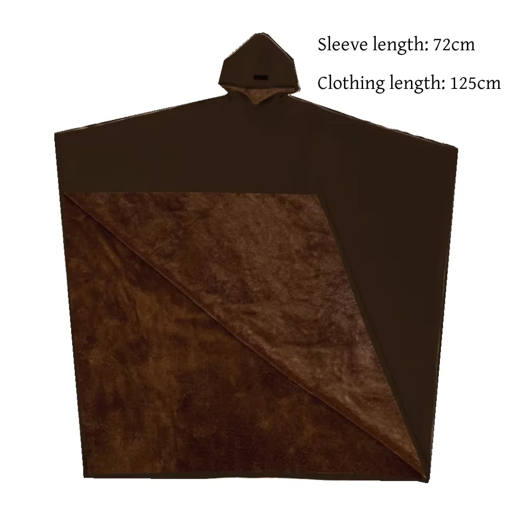 CozyCloud Hoodie Blanket — Oversized Wearable Warmth