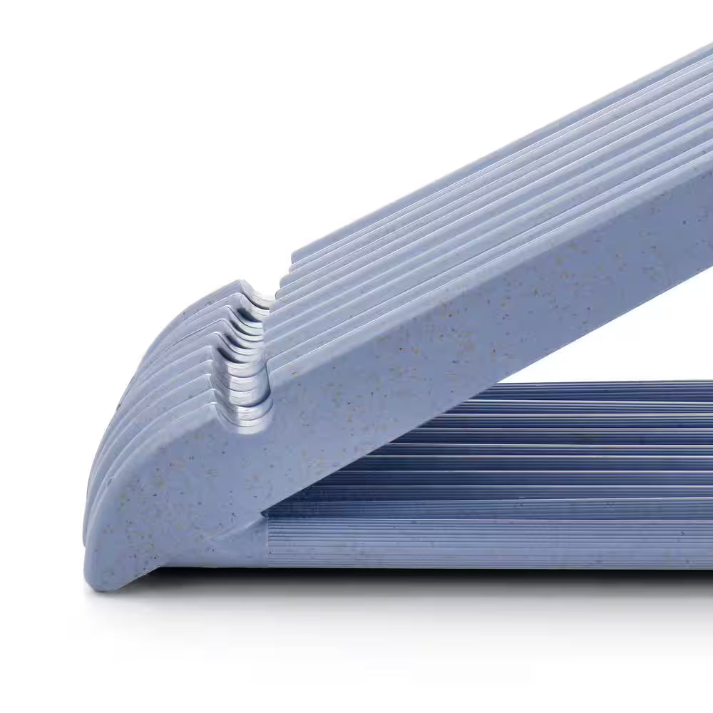 Eco Friendly Coat Hangers in Blue 20 Piece