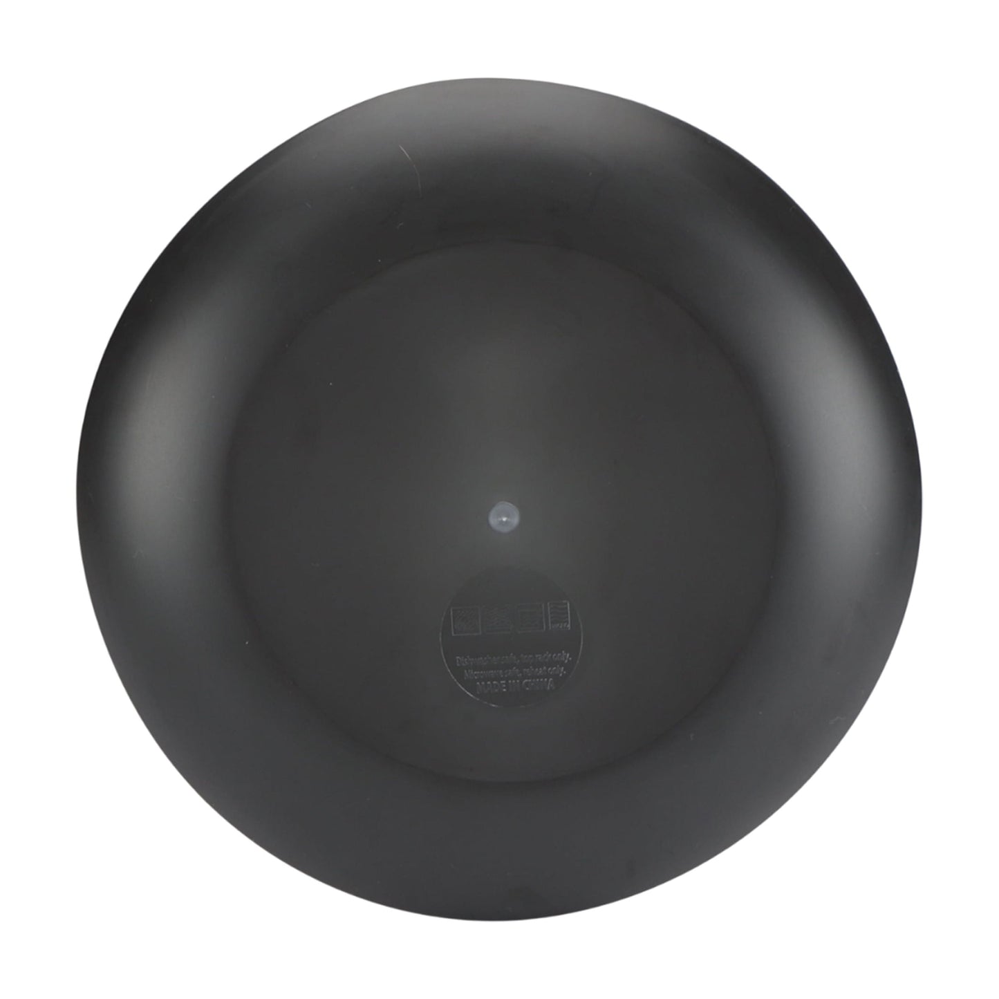 Black 12-Piece Eco-Friendly Recycled Plastic Dinnerware Set