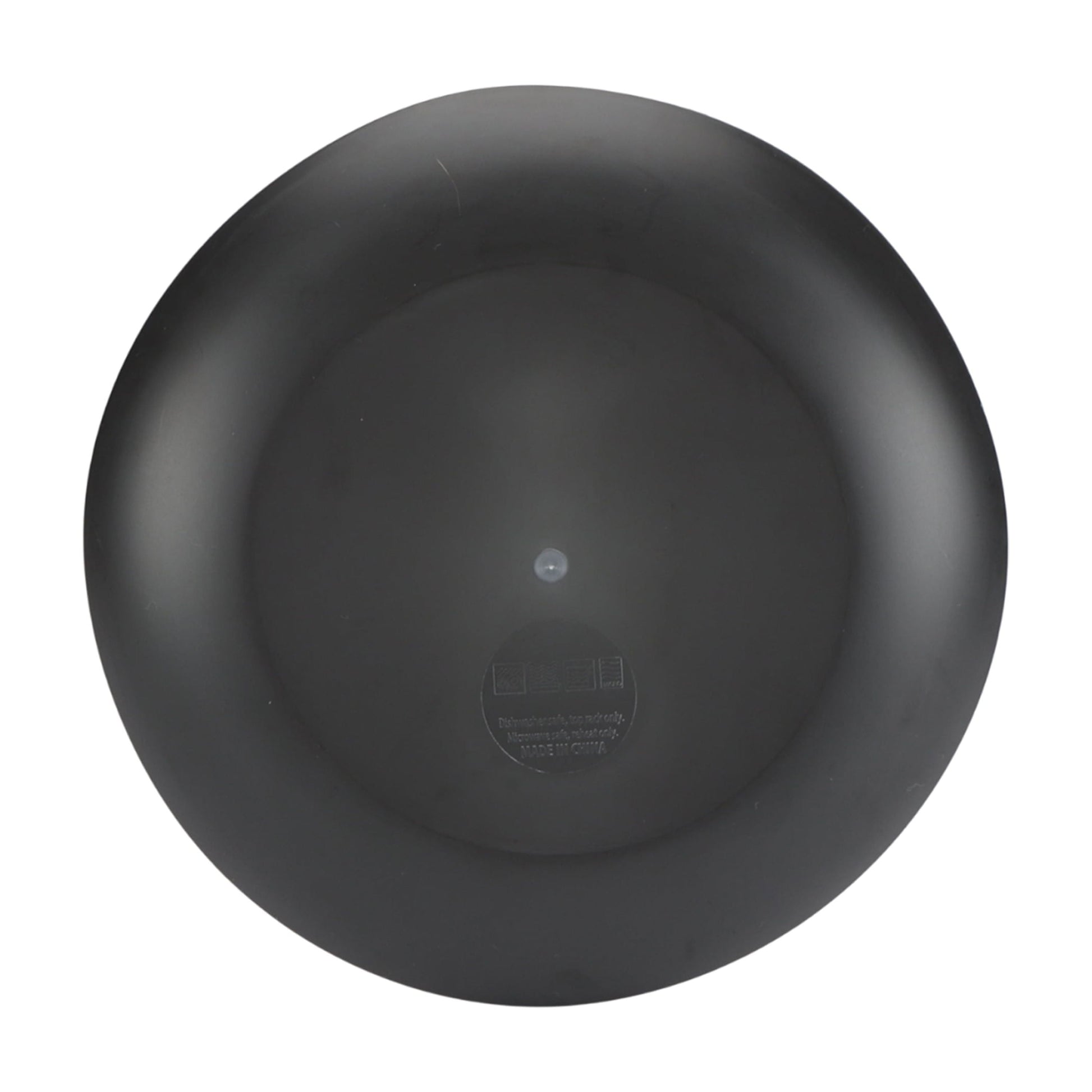 Black 12-Piece Eco-Friendly Recycled Plastic Dinnerware Set