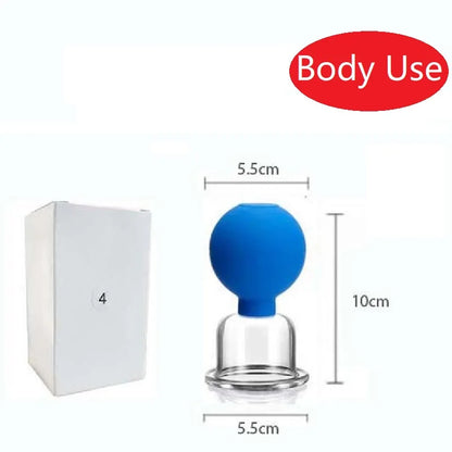Revitalize Your Skin with the Slimming Face Sucker Suction Cup Vacuum Cupping Jar - The Ultimate Cellulite Massager for a Beautiful, Youthful Glow!