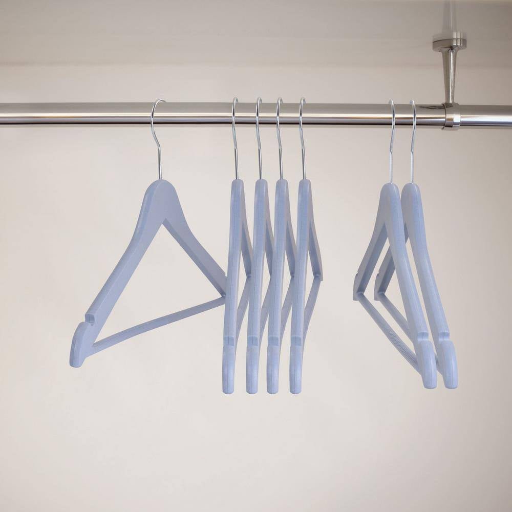 Eco Friendly Coat Hangers in Blue 20 Piece
