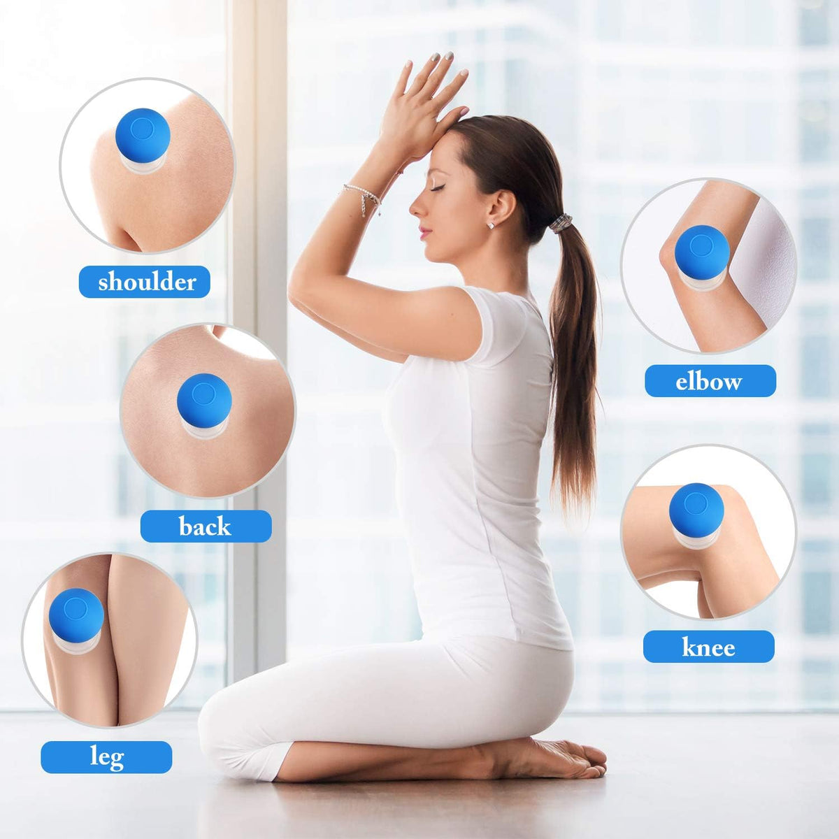 Revitalize Your Skin with the 4-Piece Blue Glass Facial Cupping Set – Experience Spa-Like Treatments at Home!