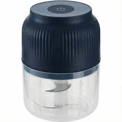Electric Food Chopper and Mini Meat Grinder - Versatile Portable Kitchen Gadget for Grinding Meat, Vegetables, Onions, Ginger, Peppers, and More; Includes Cheese Grater and Lychee Peeler