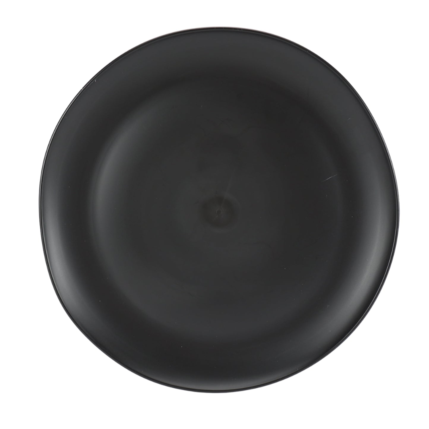 Black 12-Piece Eco-Friendly Recycled Plastic Dinnerware Set