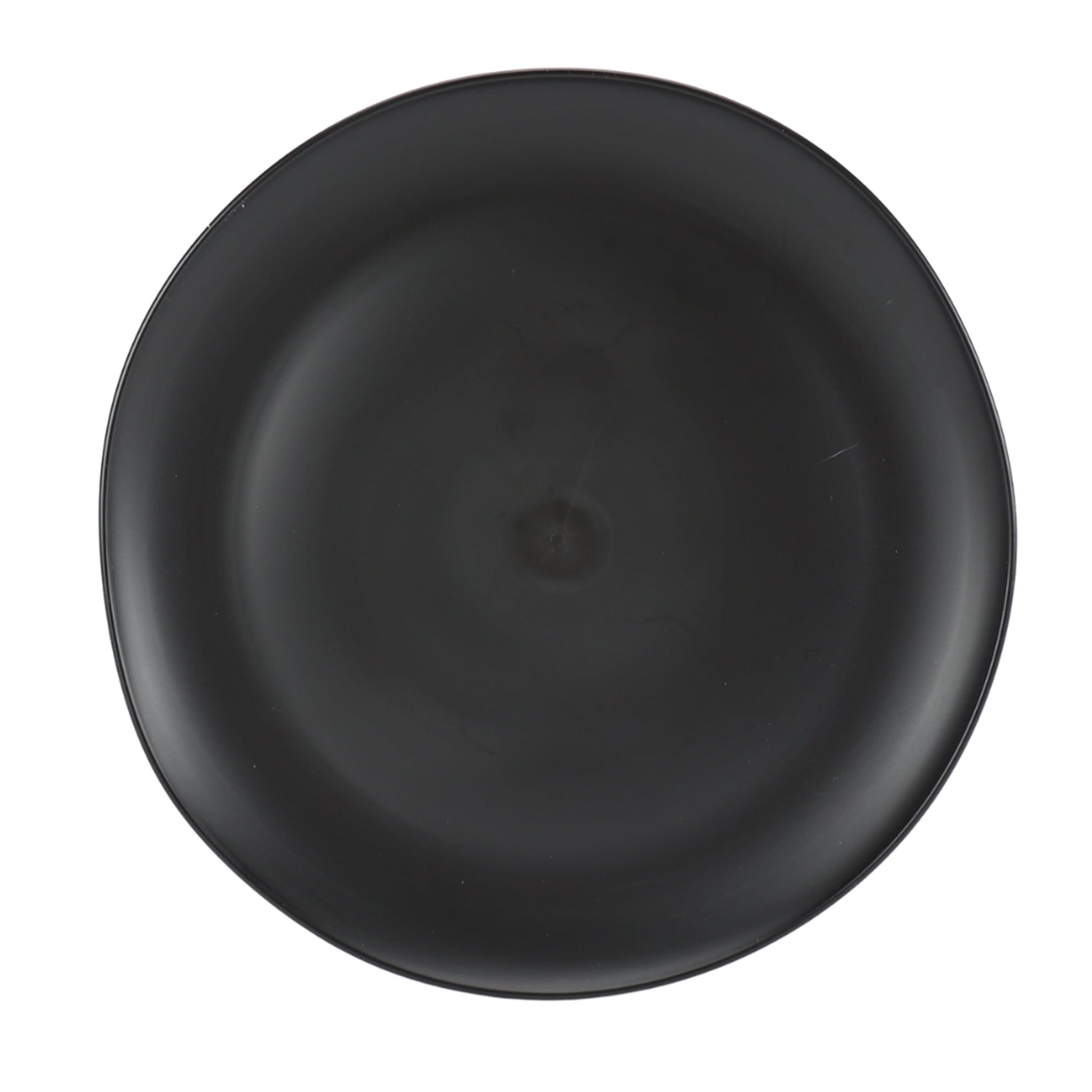 Black 12-Piece Eco-Friendly Recycled Plastic Dinnerware Set