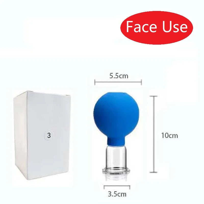 Revitalize Your Skin with the Slimming Face Sucker Suction Cup Vacuum Cupping Jar - The Ultimate Cellulite Massager for a Beautiful, Youthful Glow!