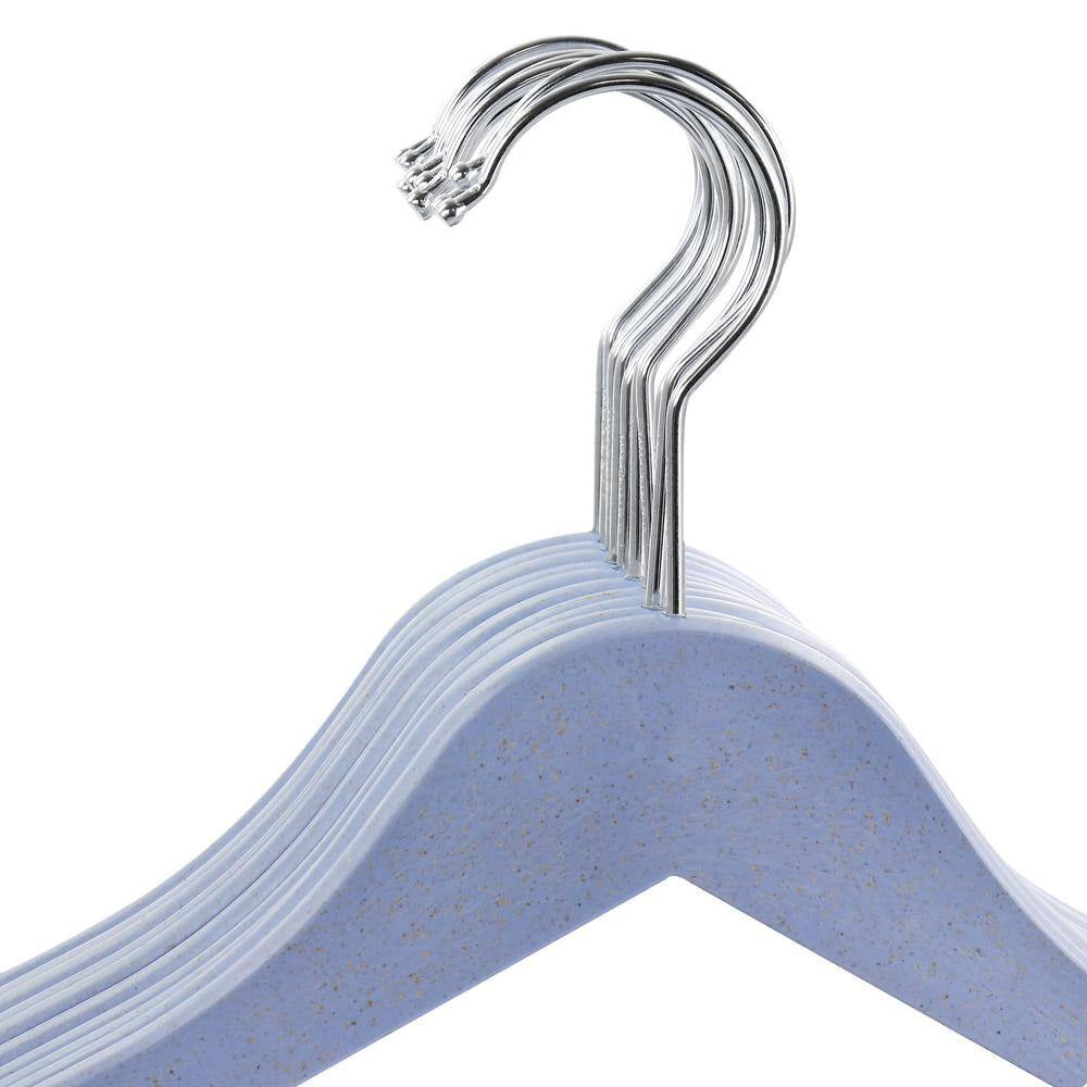 Eco Friendly Coat Hangers in Blue 20 Piece